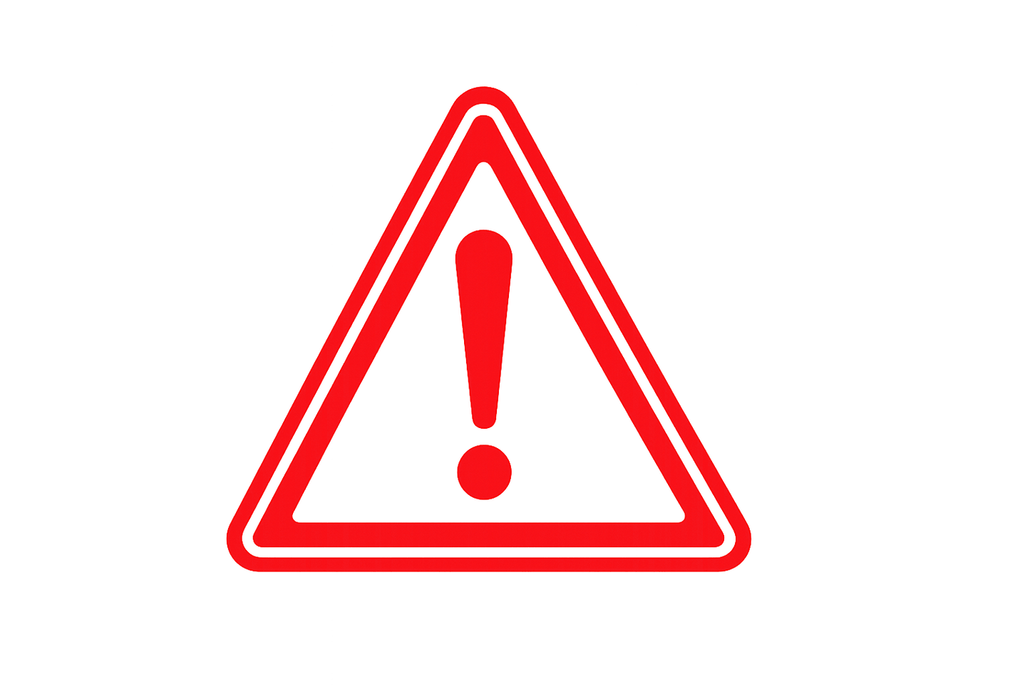 Warning Sign T-Shirt - Wear Unspoken