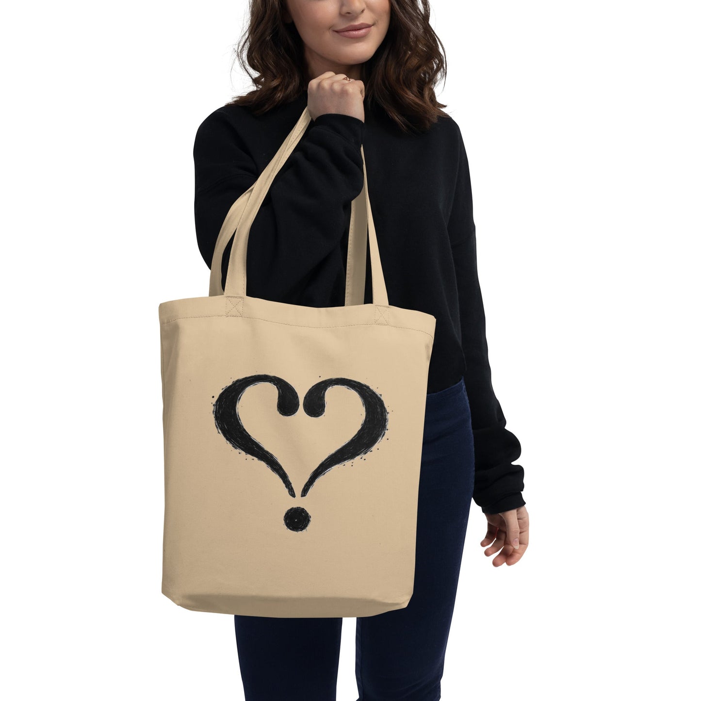 Eco Tote Bag THE QUESTION IS LOVE - Wear Unspoken