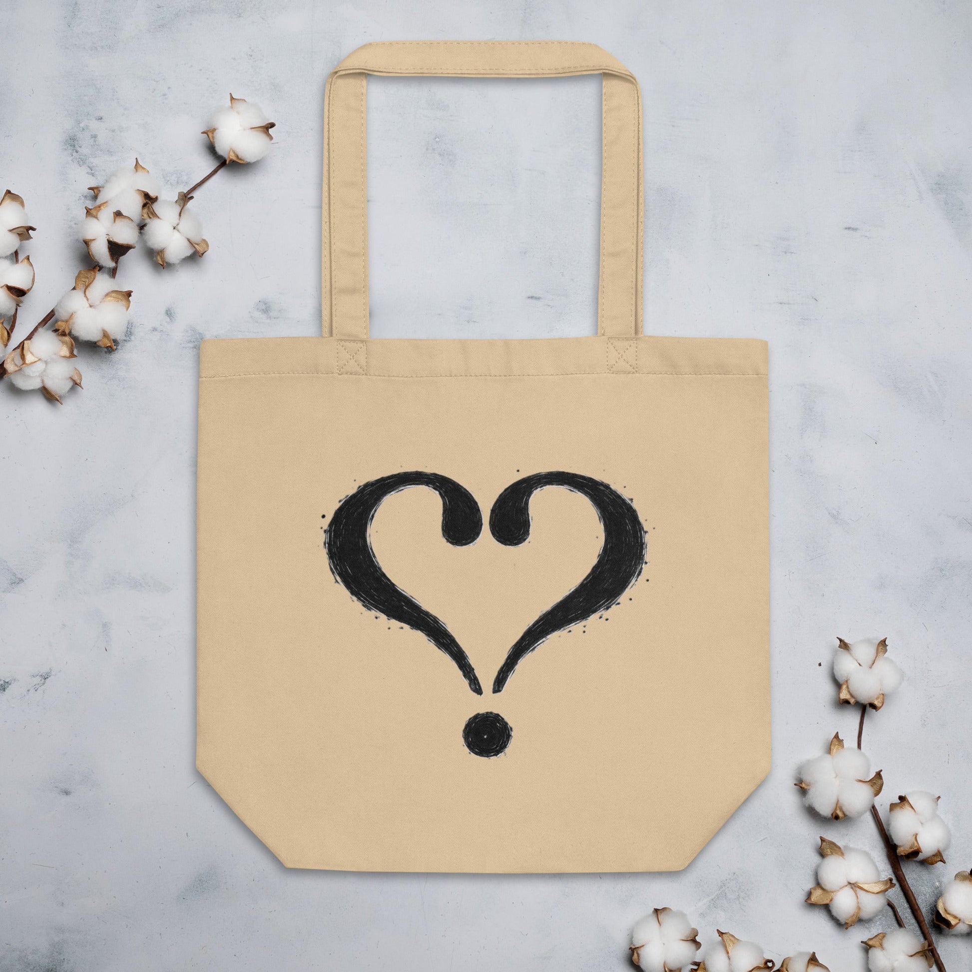 Eco Tote Bag THE QUESTION IS LOVE - Wear Unspoken